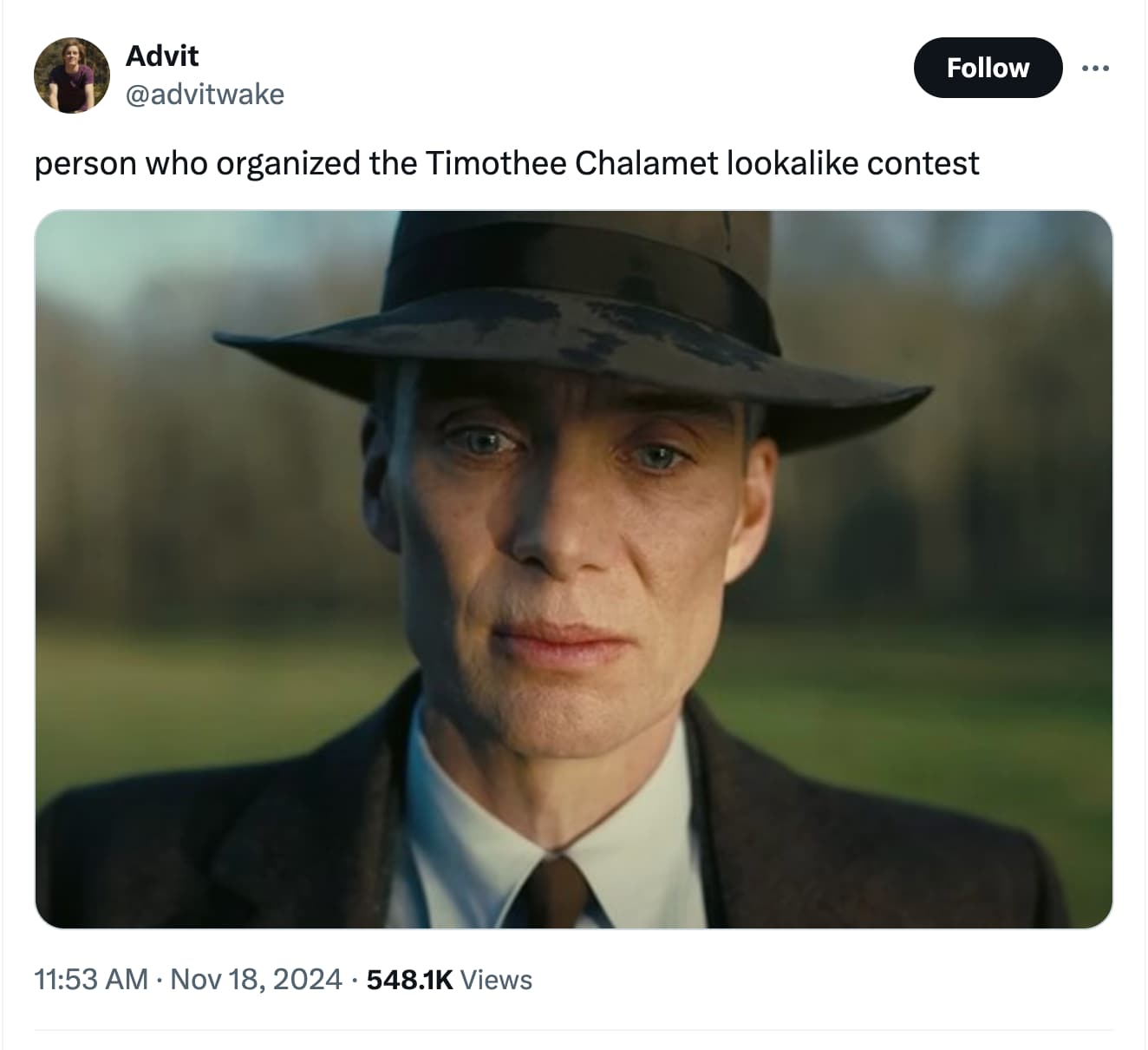 modern movies shot on film - Advit person who organized the Timothee Chalamet looka contest Views